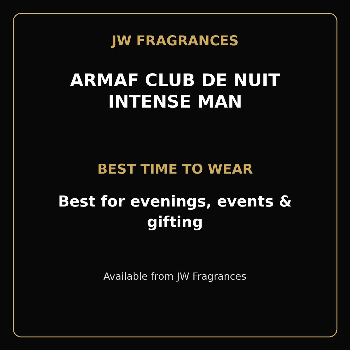 Armaf Club De Nuit Intense Man 4pc Gift Set - JW Fragrances