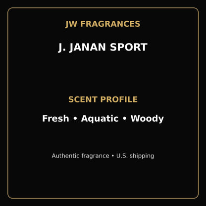 J. Janan Sport EDP for Men – 3.4 oz / 100ml - JW Fragrances
