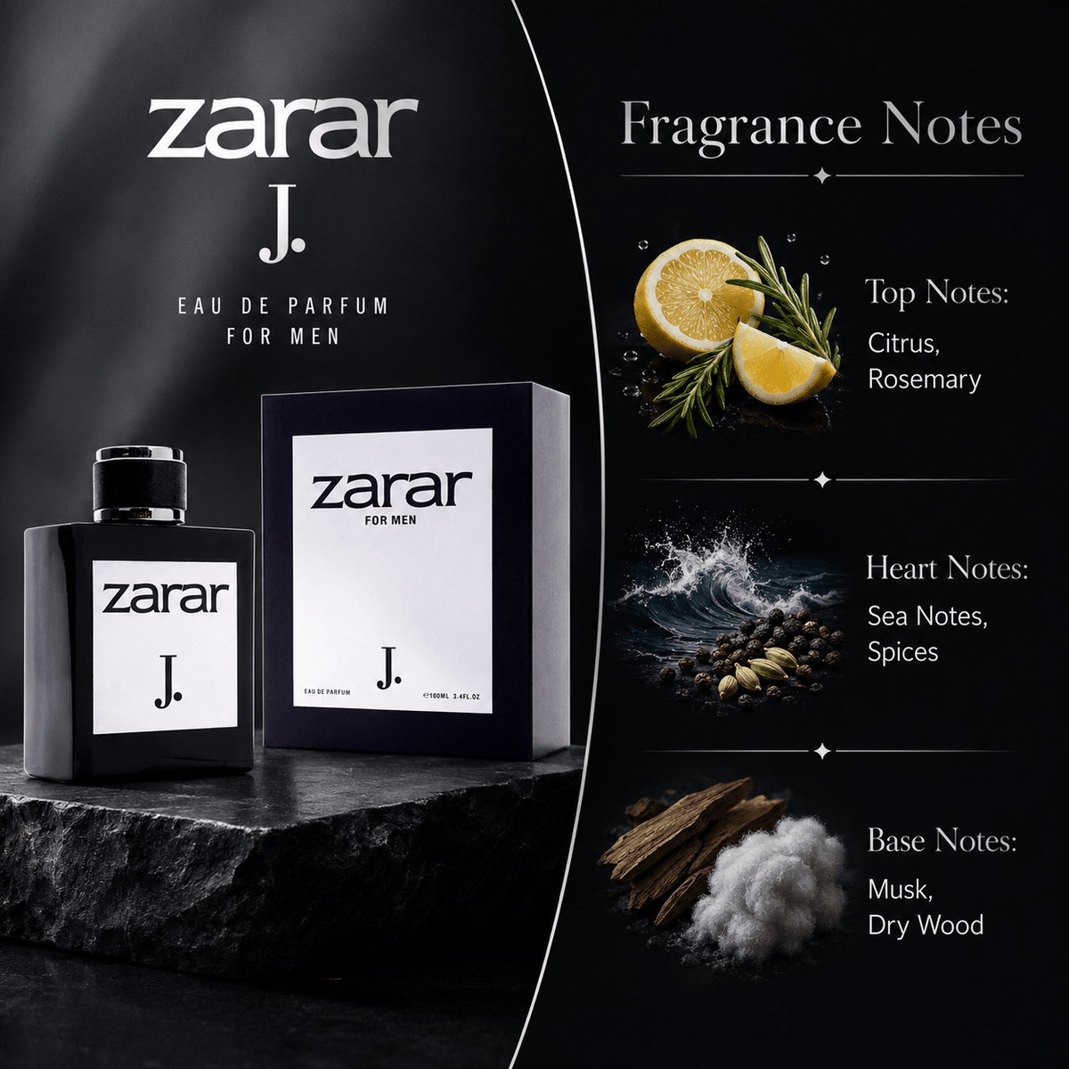 J. Zarar Eau de Parfum for Men 100ml