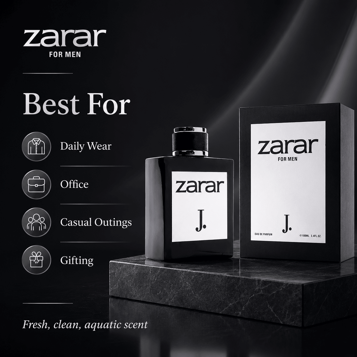 J. Zarar Eau de Parfum for Men 100ml