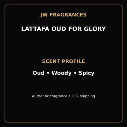 Lattafa Bade’e Al Oud Oud for Glory EDP – 3.4 oz - JW Fragrances