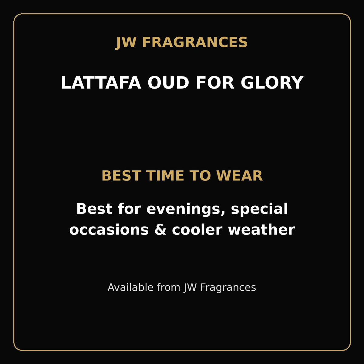 Lattafa Bade’e Al Oud Oud for Glory EDP – 3.4 oz - JW Fragrances