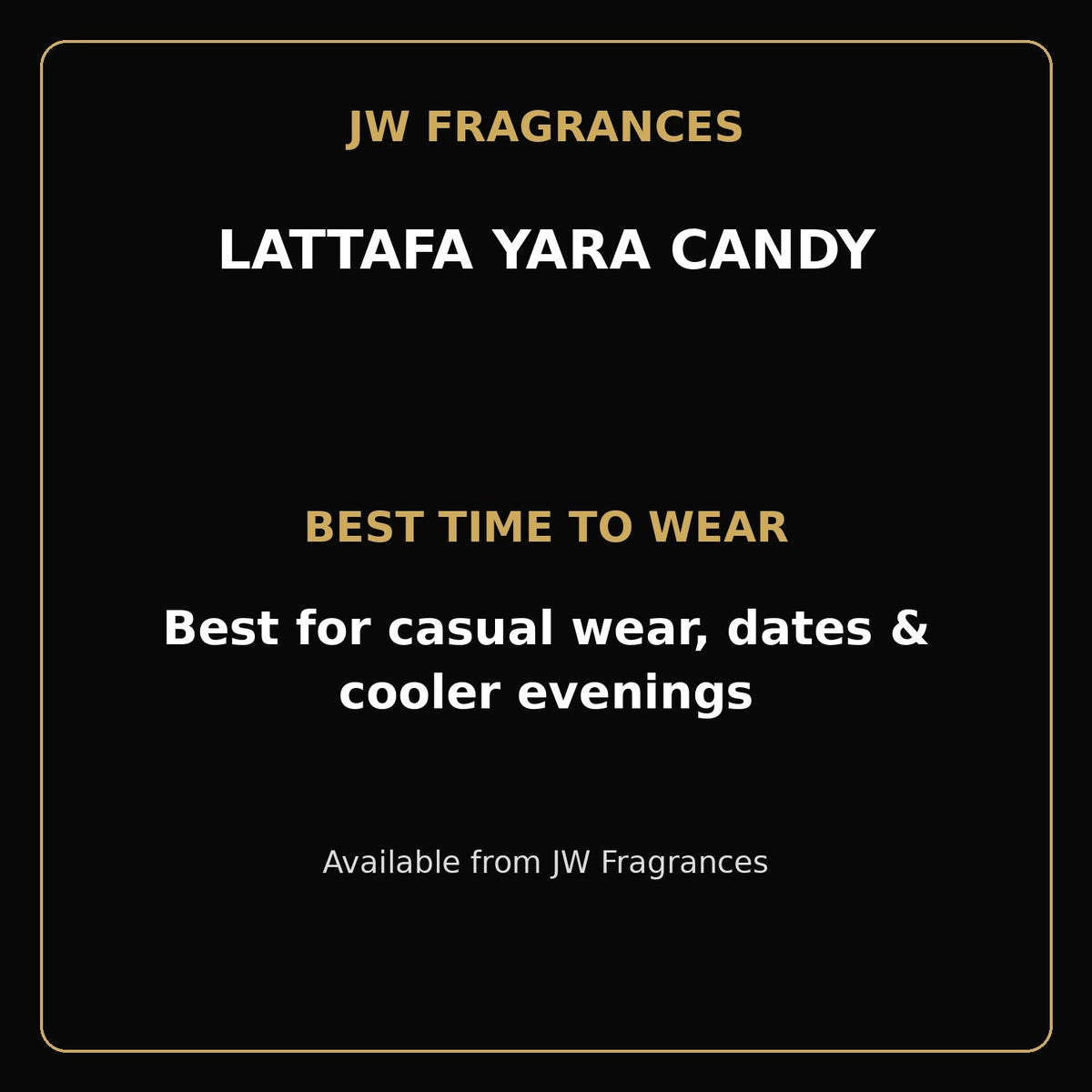 Lattafa Yara Candy EDP – 3.4 oz - JW Fragrances