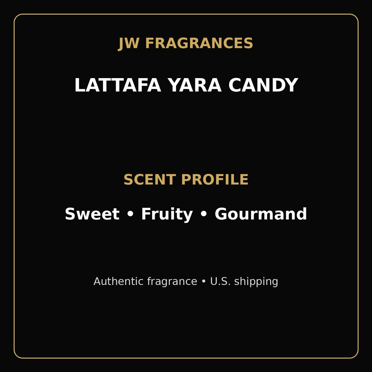Lattafa Yara Candy EDP – 3.4 oz - JW Fragrances