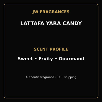 Lattafa Yara Candy EDP – 3.4 oz - JW Fragrances