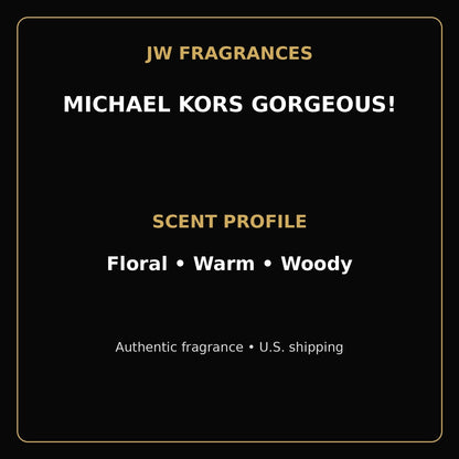 Michael Kors Gorgeous EDP – 3.4 oz - JW Fragrances