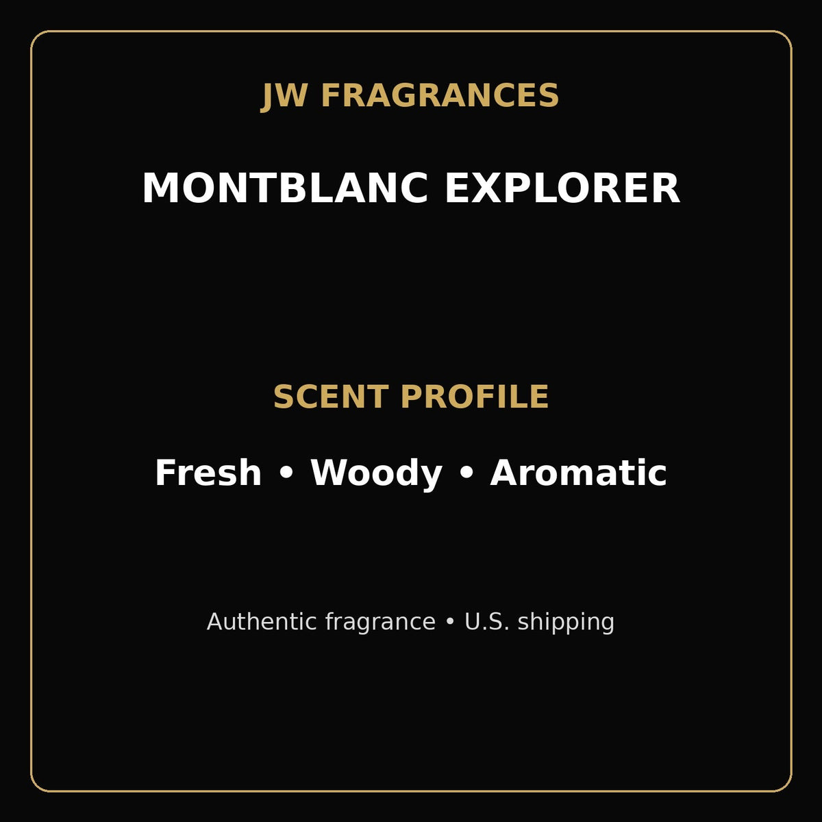 Montblanc Explorer EDP – 3.4 oz - JW Fragrances